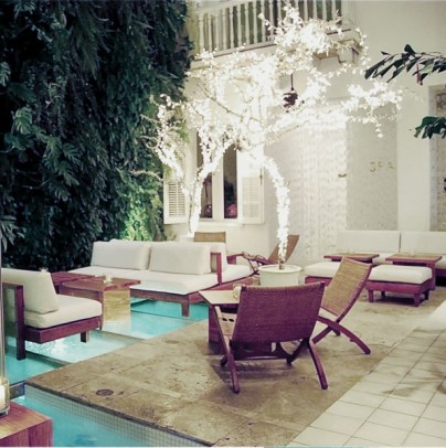 The Aquabar at the Tcherassi Hotel and Spa in Cartagena, Colombia.