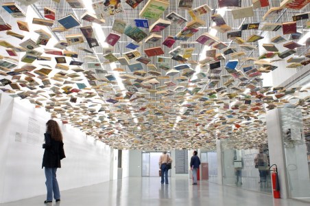 "False Ceiling" by Richard Wentworth at Istanbul Modern, Turkey.