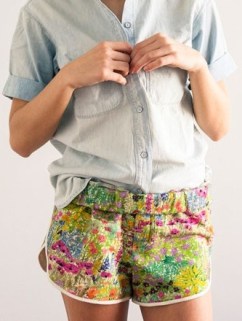 Atelier Delphine Garden Vista Shorts for Of A Kind.
