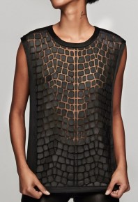 Helmut Lang Silk Combo Tank.