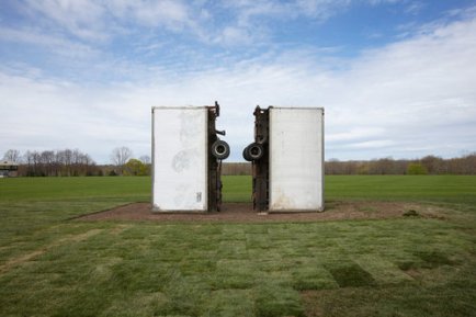 Dan Colen: Help! at The Brant Foundation Art Study Center in Greenwich, CT.