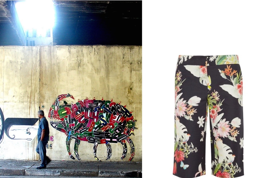 A Monster by Fefe Talavera paired with Clements Ribeiro Carioca Shorts. 