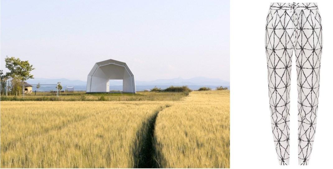 An open air stage designed by Martin and Werner Feiersinger in Austria A.L.C. Jones Pant.